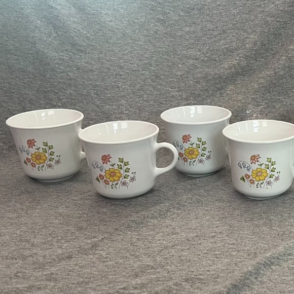 Corelle Spring Meadow Coffee Cups Set of 7 - Picture 5 of 12